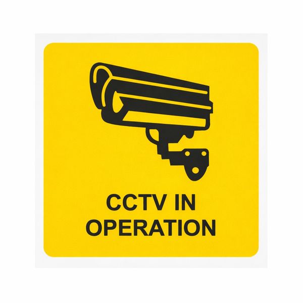 CCTV In Operation Sticker