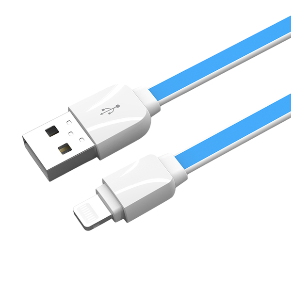 LDNIO - XS-07A - 2.1A - USB To Lightning Cable - 1m - Blue &amp; White