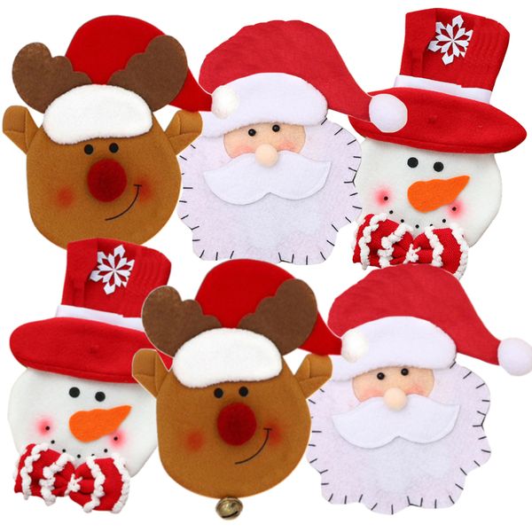 Home Decor Christmas Table Setting Cutlery Pocket Holder Set of 6