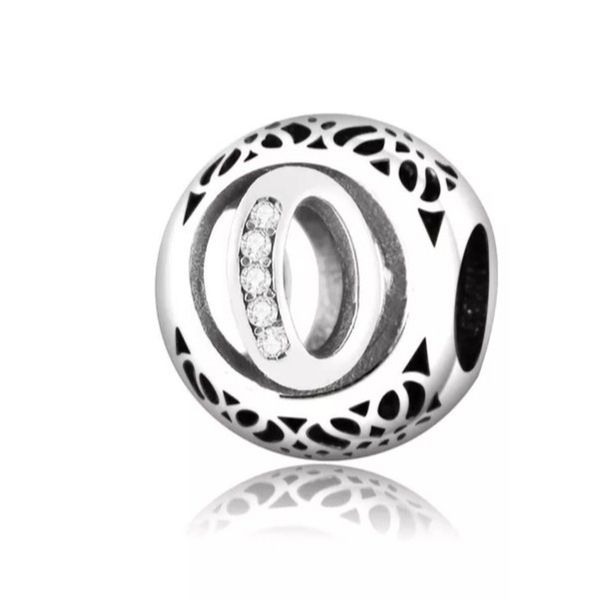 Vintage Letter O Charm