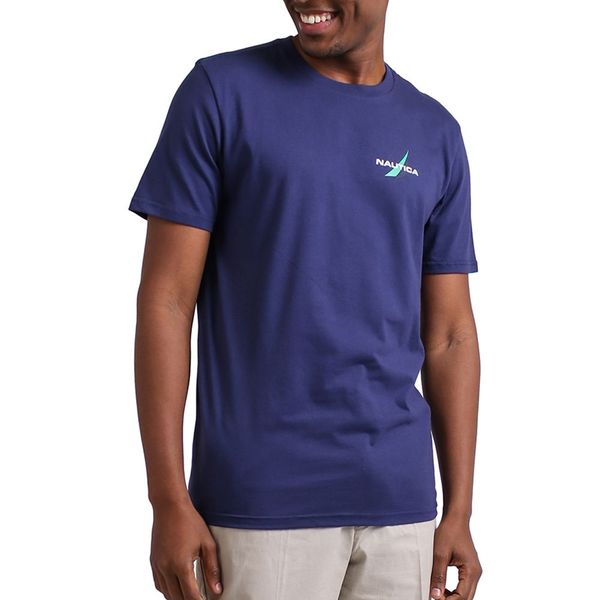 Nautica-V15909 S/S Nautica 83 Tee-Navy