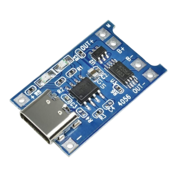 TP4056 USB Type-C Lithium Battery Charger Module with Protection
