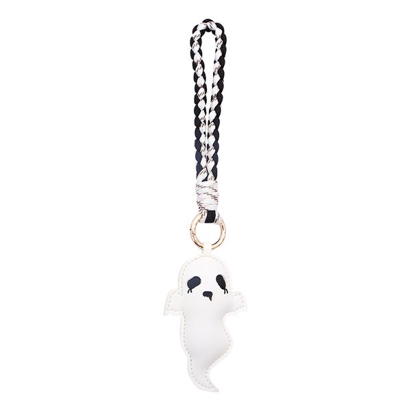 Spooky Ghost Wristband Car Keychain Pendant Handbag Charms Halloween Gift