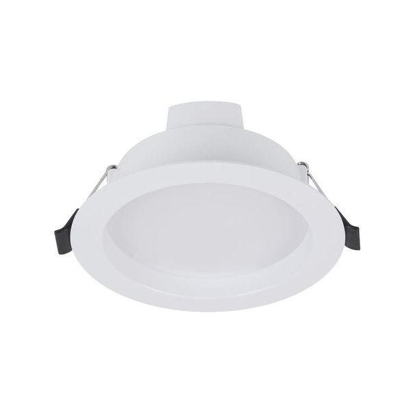 ACDC - 170-265vac,12w,cct(Ww,cw,dl)led Downlight,alu/glass,ø180x65