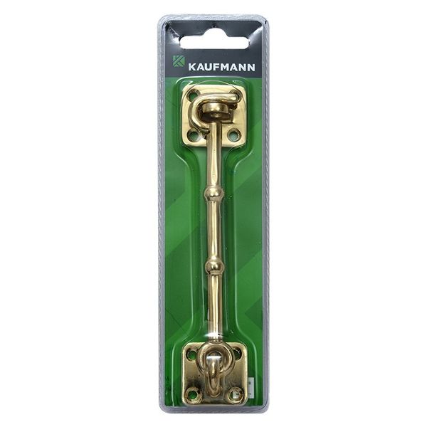 Kaufmann Cabin Hook 150Mm Brass Plated -Zamac