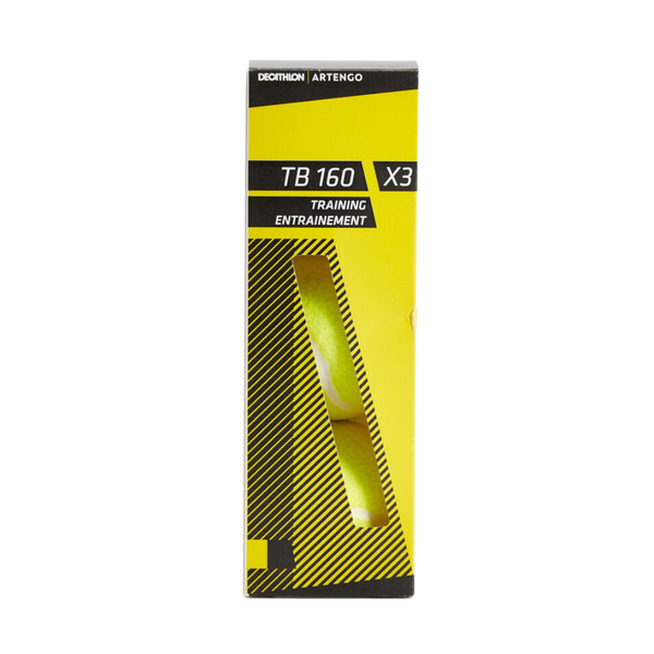Artengo Tennis Ball tb160 - Tri-Pack - Yellow