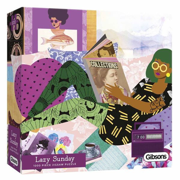Gibsons Lazy Sunday 1000 Piece Jigsaw Puzzle