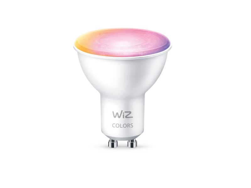 WiZ Colour LED Spotlight GU10, 50 W, Smart Control via App/Voice via WLAN