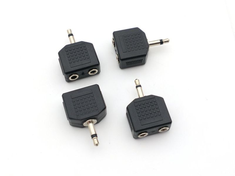 SE-L66 3.5mm Audio Conversion Head 1 Male to 2 Female Pack Of 100