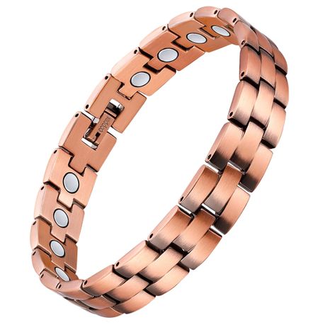 Beauty Self Healing Detoxing Copper Bangle Bracelet Chain Image