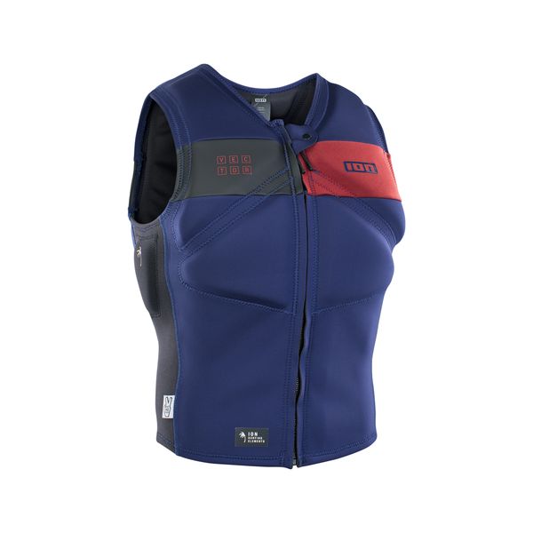 ION Water - Impact Vest Vector Vest Amp - Indigo Dawn - Front Zip
