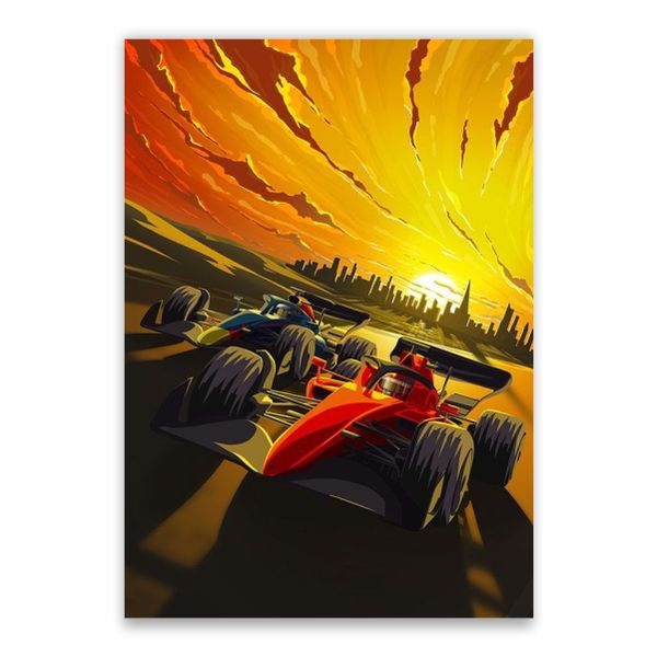 F1 Cars Poster - A1