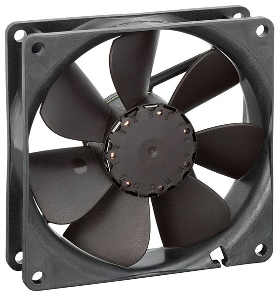 EBM-PAPST Axial Fan, IP20, 24 V, DC, 92 mm, 25 mm