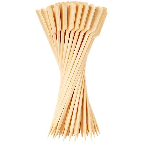 200 Piece -18cm Natural Bamboo Skewers - Strong, Smooth &amp; Eco-Friendly