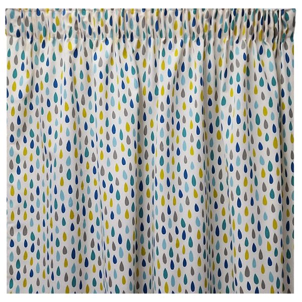 Matoc Designs Readymade Curtain - Red Rain - Taped - Pack of 2