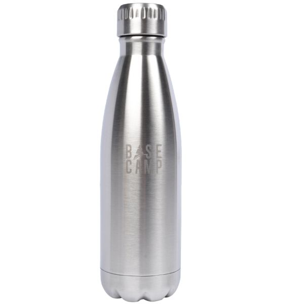 Basecamp - Double Insulated Vacuum Flask (500ml)- Steel