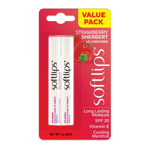 Softlips Strawberry Sherbet Duo Lip Balm