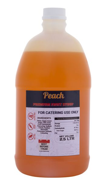 BTSO - Peach Fruit Syrup - 2.5L
