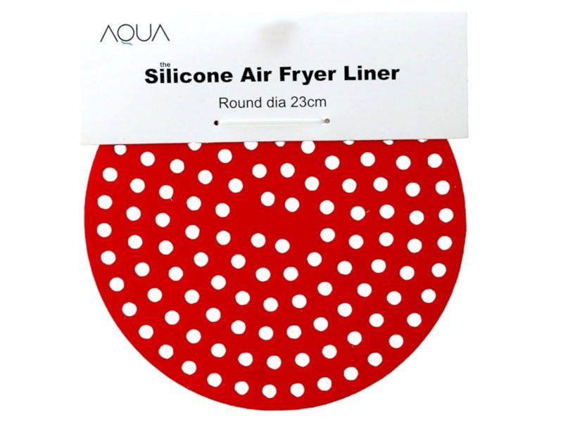 Aqua Air Fry Liner Silicone Round Flat 20cm