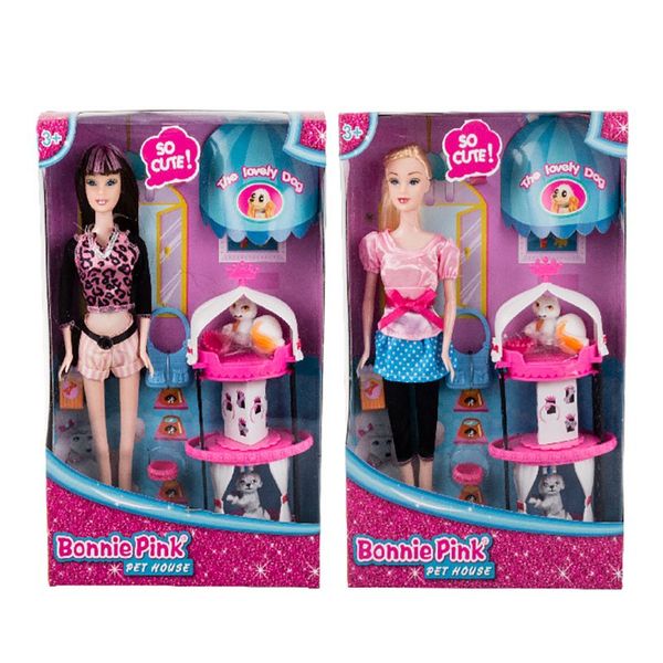 Bulk Pack x 2 Bonnie Pet Playset - 29cm Doll &amp; Accessories