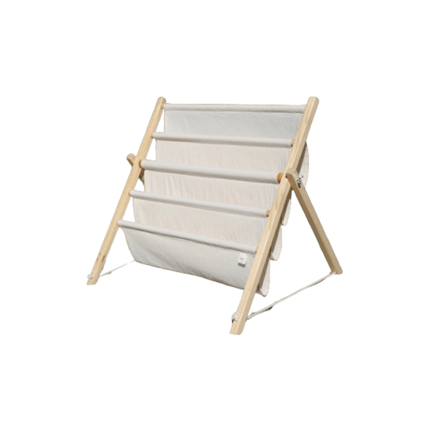 Kids/Toddler Bookshelf - Fabric &amp; Wood - Natural Beige