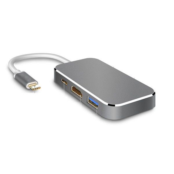 YAS Type-C 5 in 1 hub - HDMI-USB 3.0 Adapter -Hub