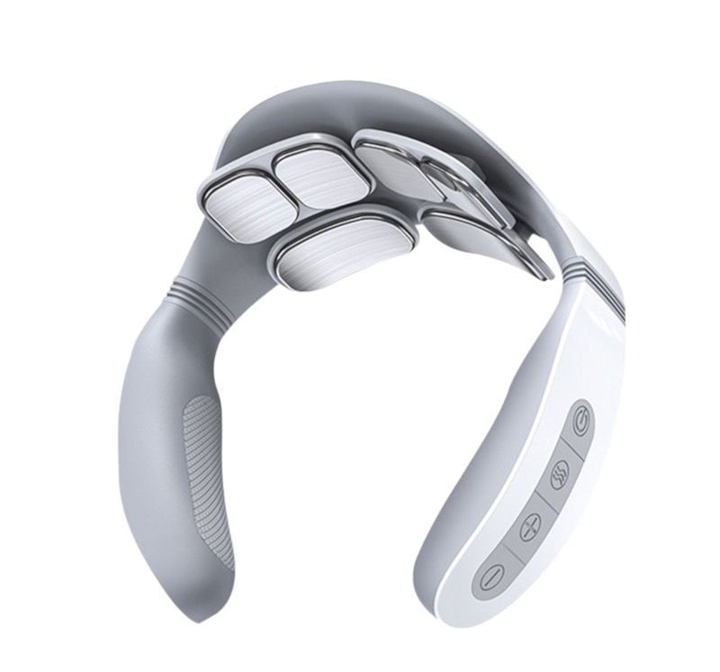 Electric Pain Relief Neck & Shoulder Massager with 6 Modes White