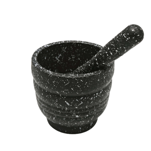 DGM-839 Home Kitchen Mortar And Pestle (black) 9.5 X 9cm