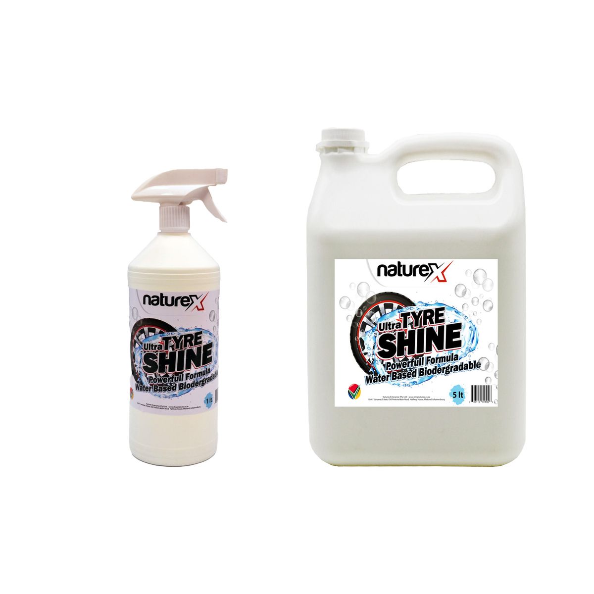 Naturex Ultra Tyre Shine 1L + 5L Refill | Shop Today. Get it Tomorrow ...