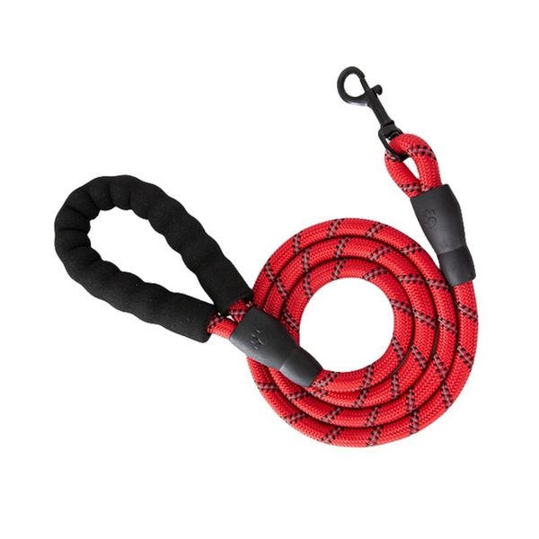 150cmx1.0cm Medium LargeDog traction rope -Red