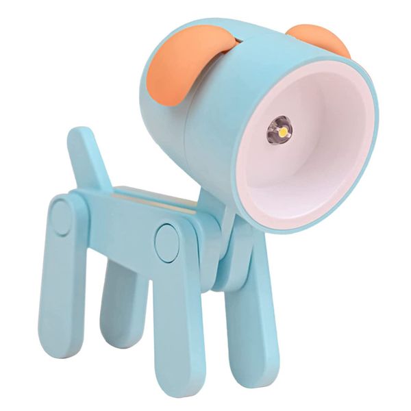 Home Decor Mini Retro Puppy Shape LED Night Lamp Torch Set of 2 - 4cm