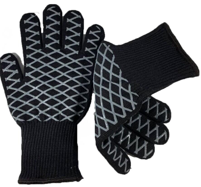 Heat-Resistant BBQ Gloves (32 x 18cm)