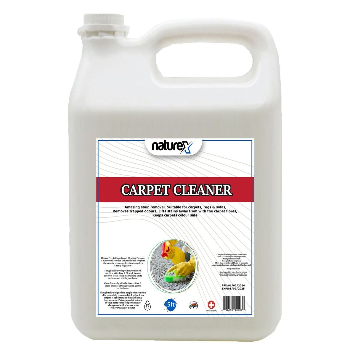 Naturex Carpet Cleaner 5L Shop Today. Get it Tomorrow!
