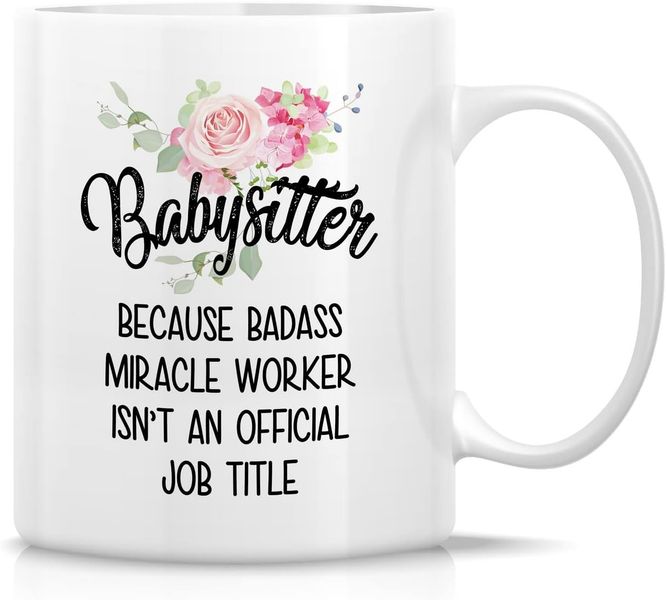 Babysitter Miracle Worker Christmas Birthday Gift Mug