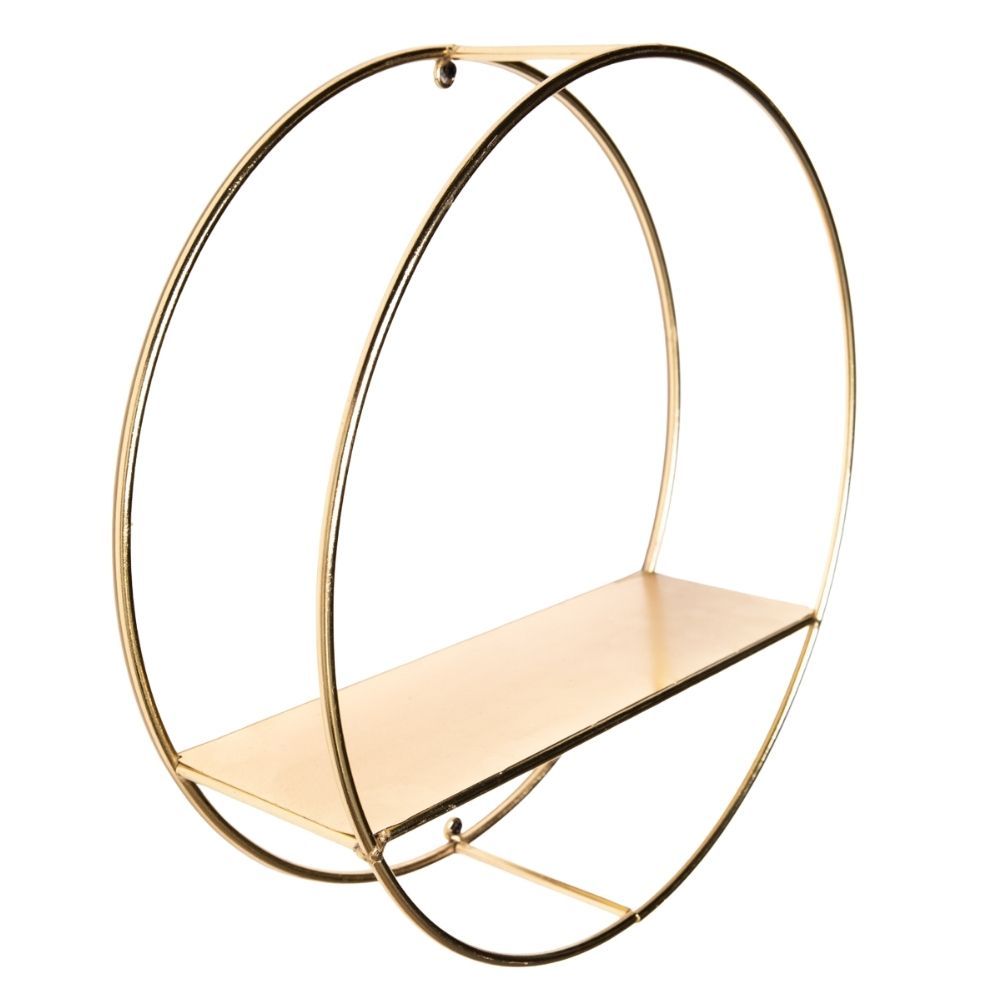 Round Gold Shelf | Shop Today. Get it Tomorrow! | takealot.com