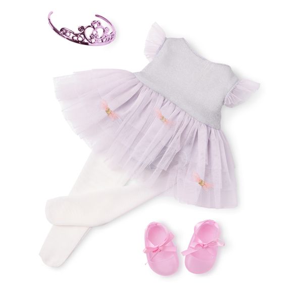 Our Generation 18-Inch Doll Butterfly Dress Ballet Outfit - Tutu Cute