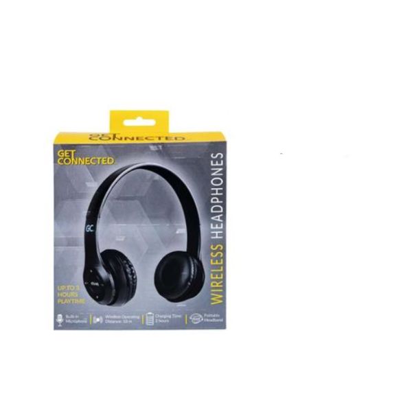 Wireless headphones with mic - small pads