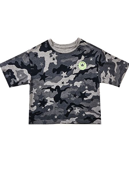 Converse- Dark Grey Camo Boxy Tee