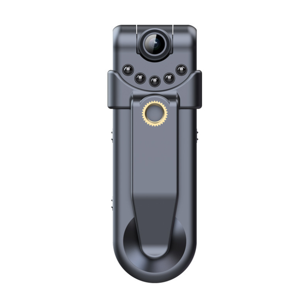 Portable audio and video recording sports camera.