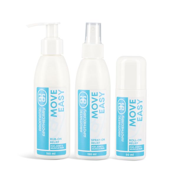 Aromatic Apothecary| Move Easy Trio (Roll-On + Rub-On + Spray-On) Relief