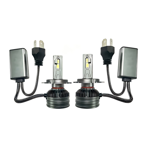 ECOMLIGHT H4 LED Headlight Bulbs 220W 6000K-8500K Pair Plug &amp; Play 12V-80V