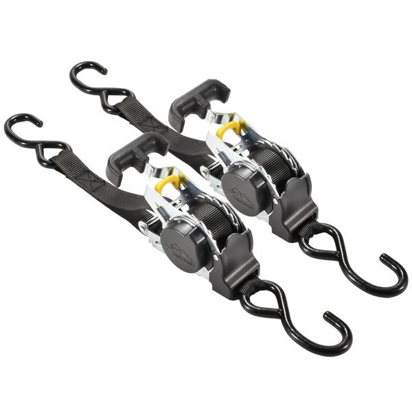 Tool DIY Auto Retractable Ratchet Straps Set of 2 - 3.3m