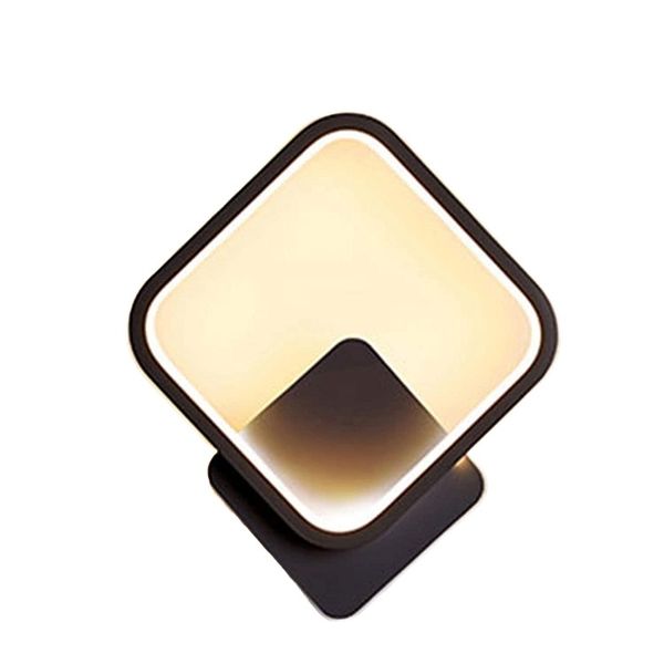 Ewube Indoor Luxury Modern Style Square Shape LED Wall Lamp