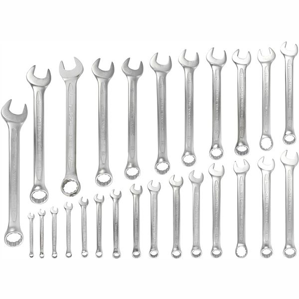 26pcs Combination Spanner Set 6-32mm Deep Offset Jumbo Rack