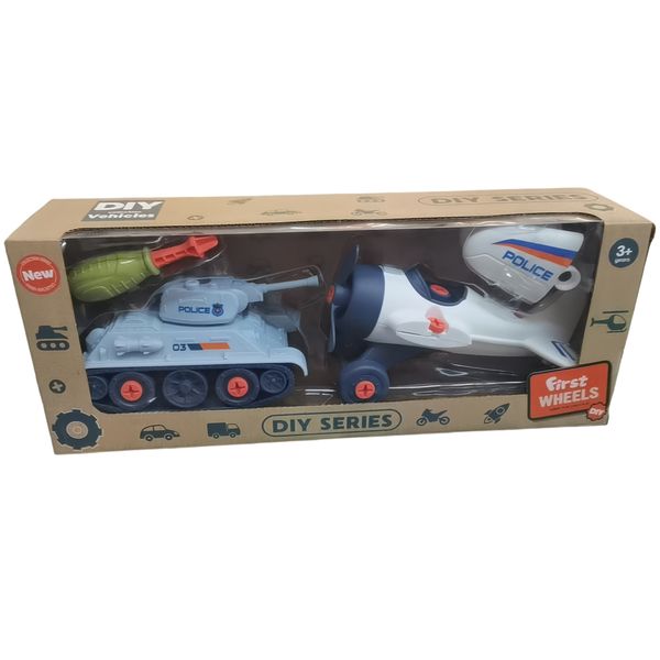 Diy Assembling Series Bomber and Tank Toys For Boys
