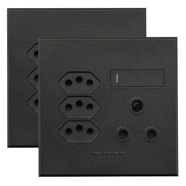 Veti 3 Single RSA Triple V-Slim Socket, Pack of 2 (3V25) Major Tech