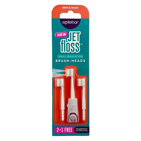 smilebar Jet Floss Toothbrush Heads Set (Firm)