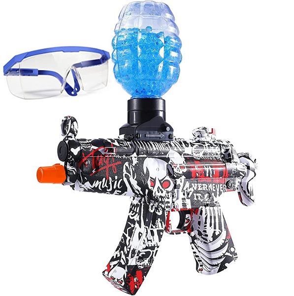 Rechargeable Electric Gel Ball Blaster , Protective Eyewear , 500 Gel Balls