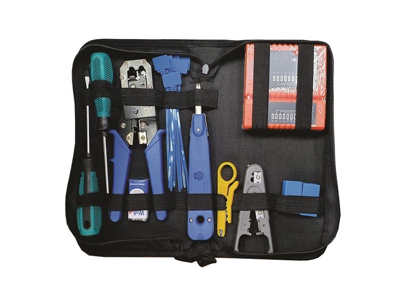 Professional Convenient Network Tool Kit - 12 Pieces