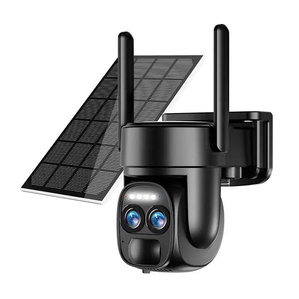 Solar Security Camera with Spotlight, 1080P HD Clear Picture